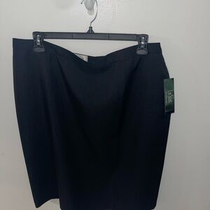 Le Suit Black Pencil Skirt Knee-Length Cocktail